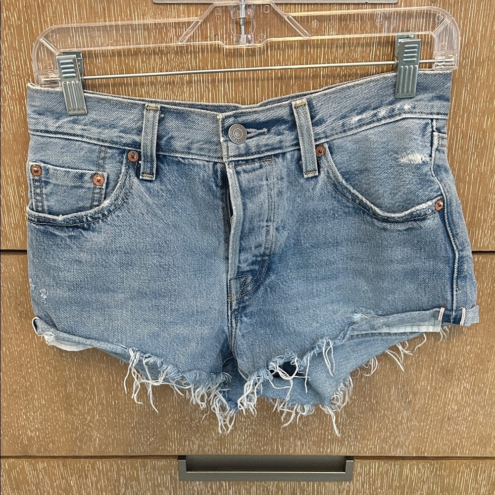 Denim Distressed Women Shorts